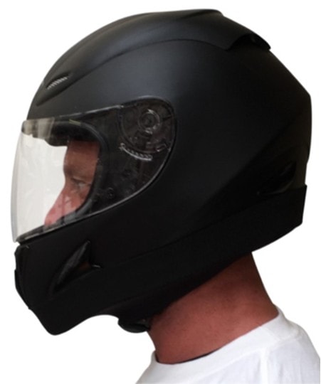 WINDJAMMER 2 — helmet rear side view with deflector